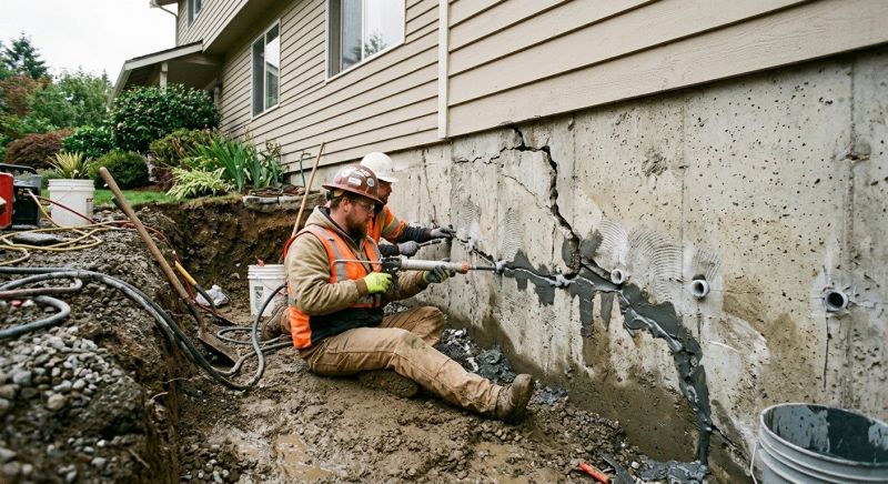 Basement Crack Repair in Bartlesville, OK