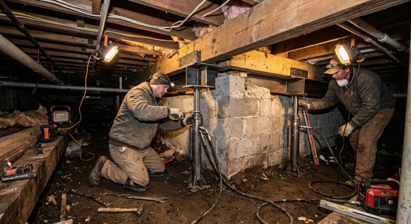 Basement Foundation Repair in Nowata, OK