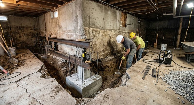 Basement Underpinning in Bartlesville, OK
