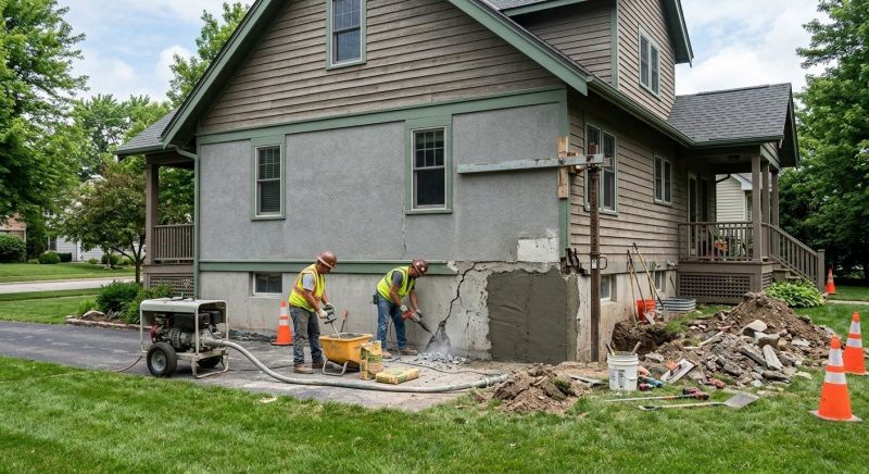 Building Foundation Repair in Oologah, OK