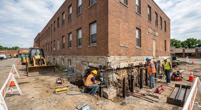 Commercial Foundation Repair in Bartlesville, OK