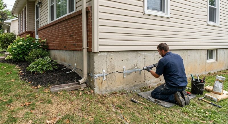 Cracked Foundation Repair in Bartlesville, OK