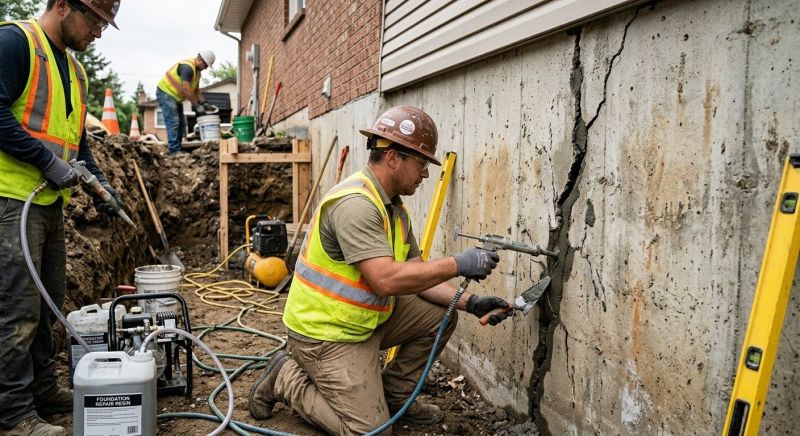 Cracked Foundation Repair in Nowata, OK