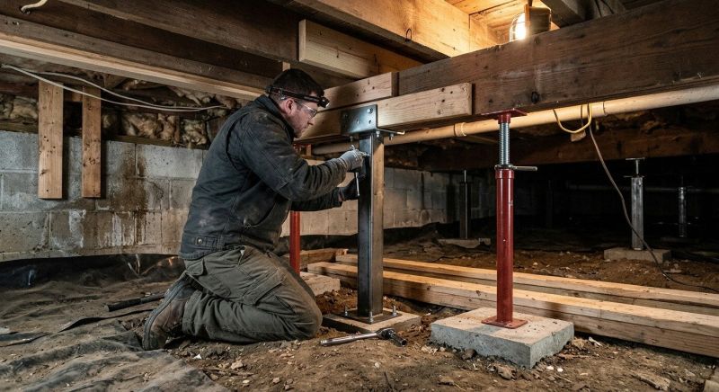 Crawlspace Structural Repair in Bartlesville, OK