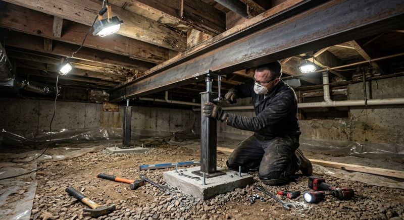 Crawlspace Structural Repair in Bartlesville, OK