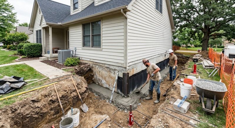 Exterior Foundation Repair in Bartlesville, OK
