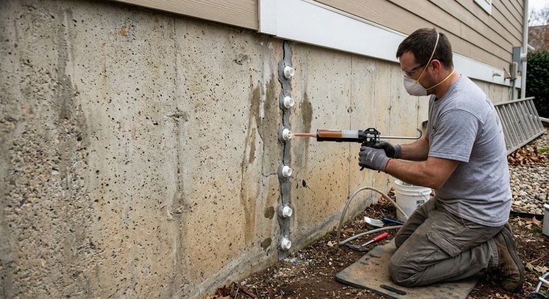 Foundation Crack Sealing in Bartlesville, OK