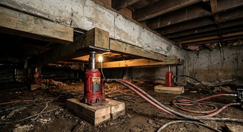 Foundation Jacking in Oologah, OK