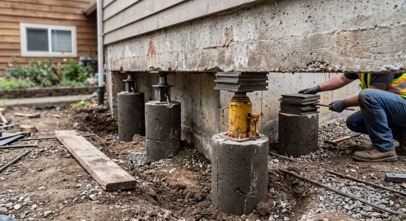 Foundation Pier Leveling in Bartlesville, OK