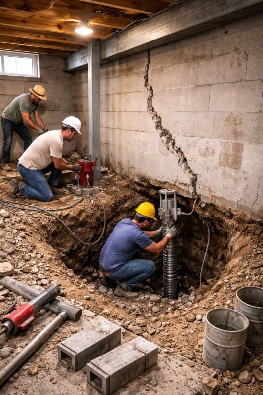 Foundation Structural Repair in Nowata, OK