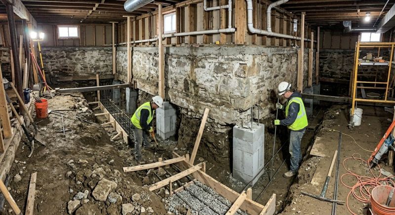 Foundation Underpinning in Bartlesville, OK