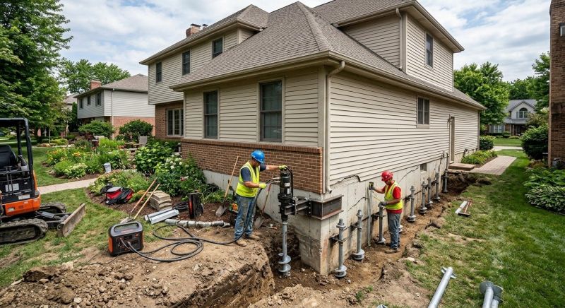 Helical Pile Installation in Bartlesville, OK