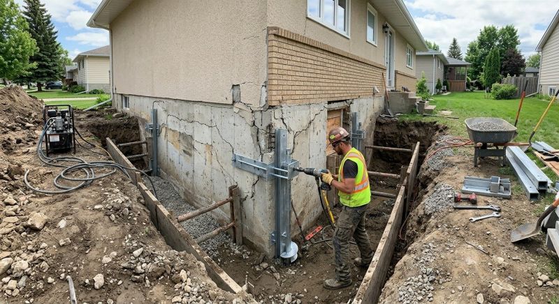 House Foundation Repair in Oologah, OK