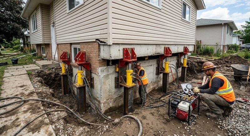 Sinking Foundation Lifting in Bartlesville, OK