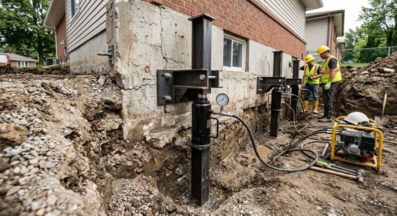 Sinking Foundation Lifting in Bartlesville, OK