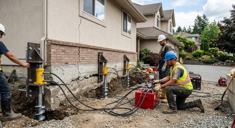 Sinking Foundation Lifting in Bartlesville, OK