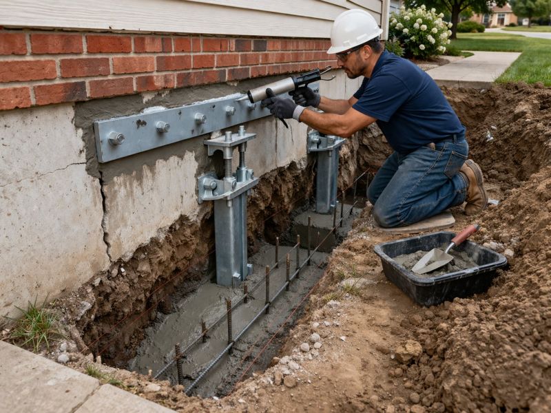 Sinking Foundation Repair in Osage County, OK