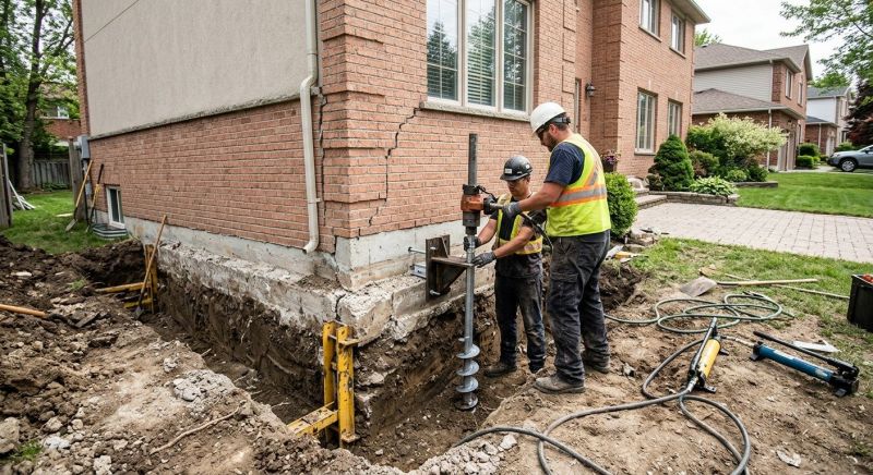 Sinking Foundation Repair in Talala, OK