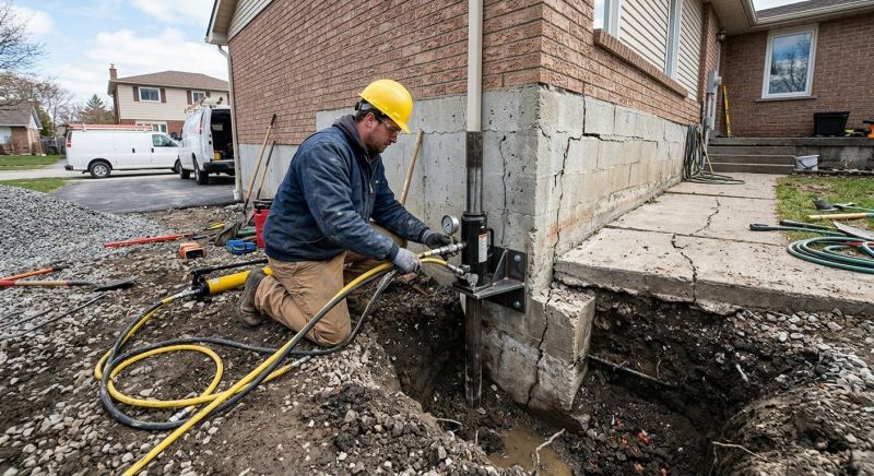 Sinking Foundation Repair in Talala, OK