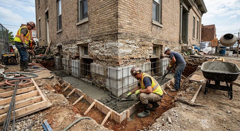 Structural Underpinning in Bartlesville, OK